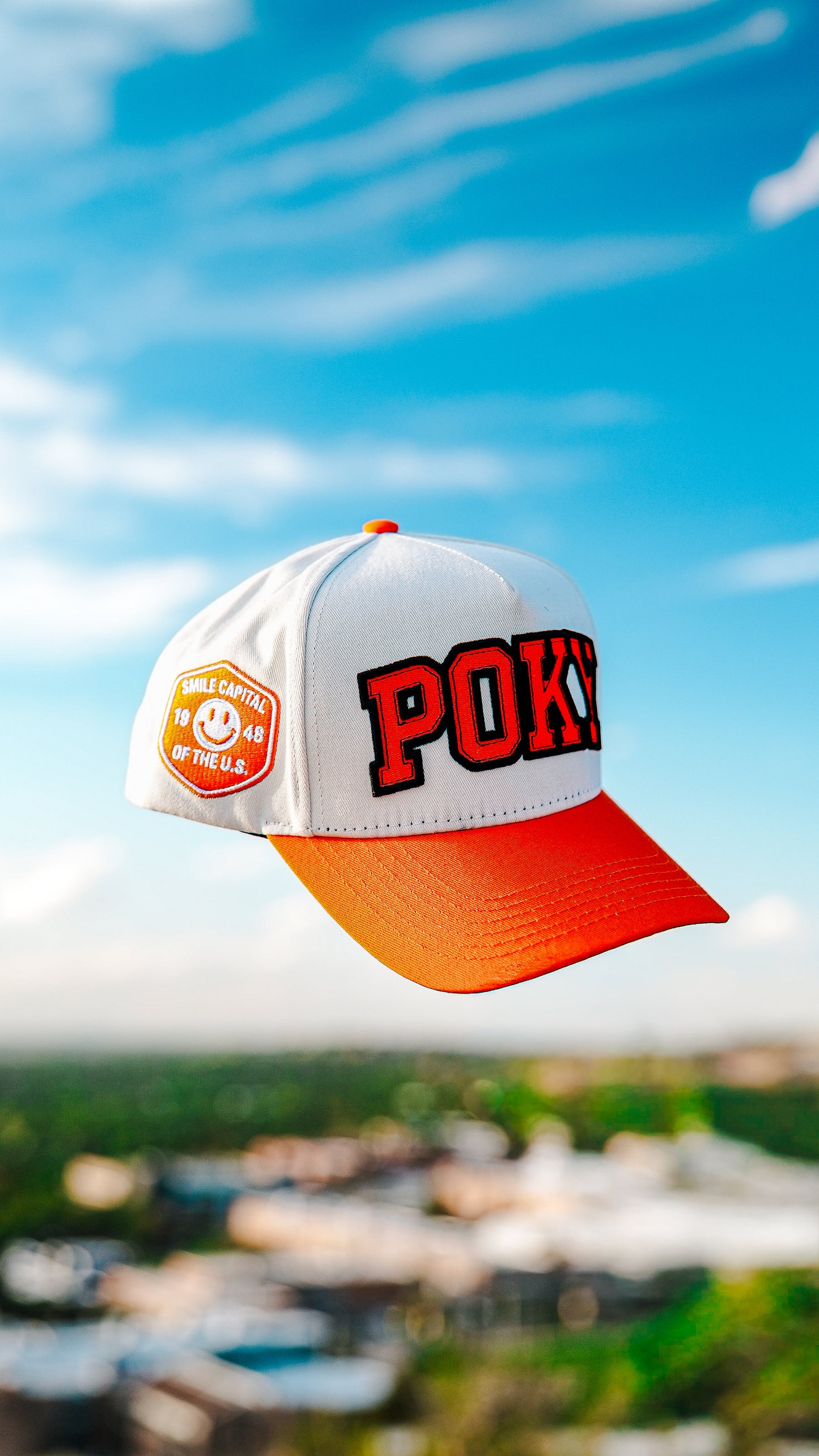 POKY - Orange and White